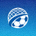 看球网底部品牌logo，绿色主色调
